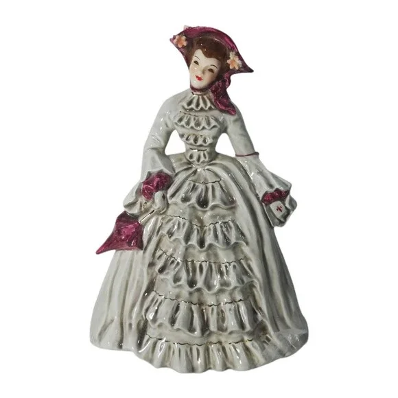 Timeless Grace: The VTG Florence Ceramics 'Charmaine' Lady Figurine in Edwardian
